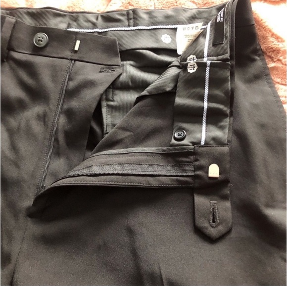 Hagger black classic fit Eclo Stria striped dress pants in size 38x30 - Picture 9 of 16